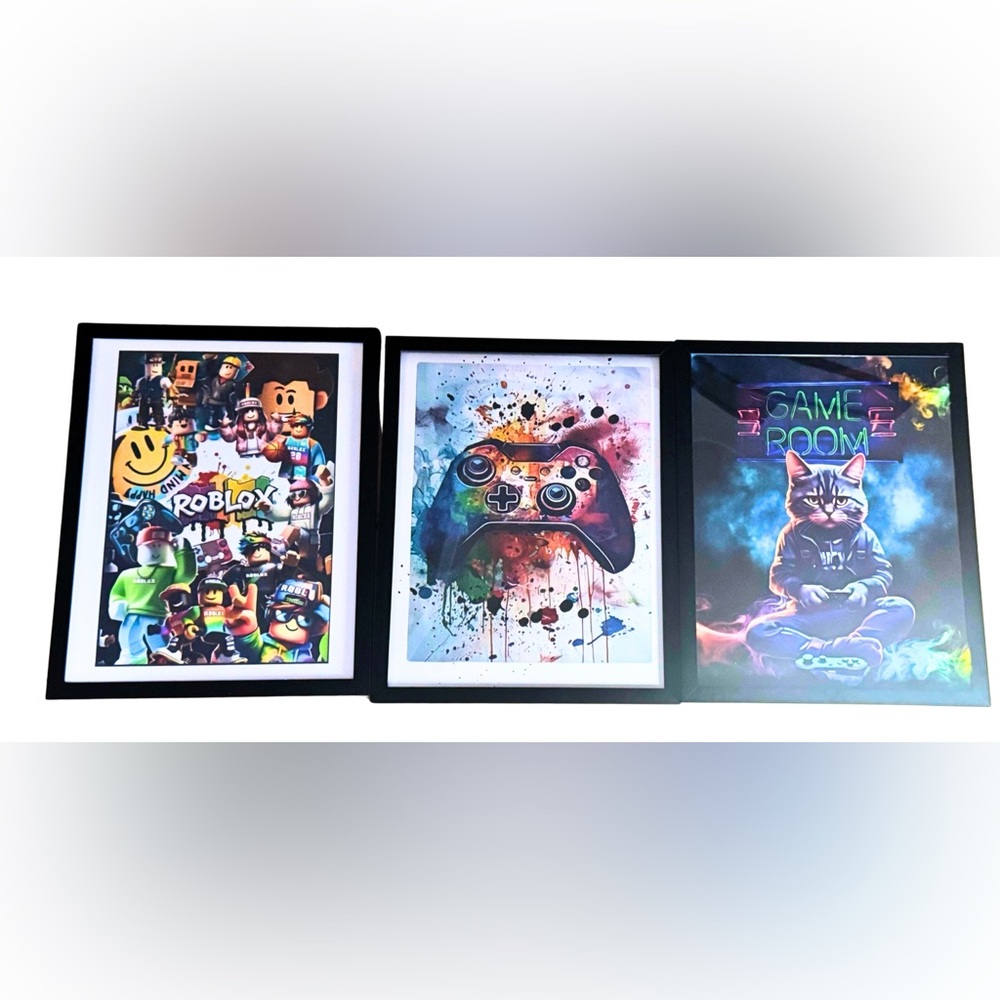 11x14 Framed Gaming Pictures